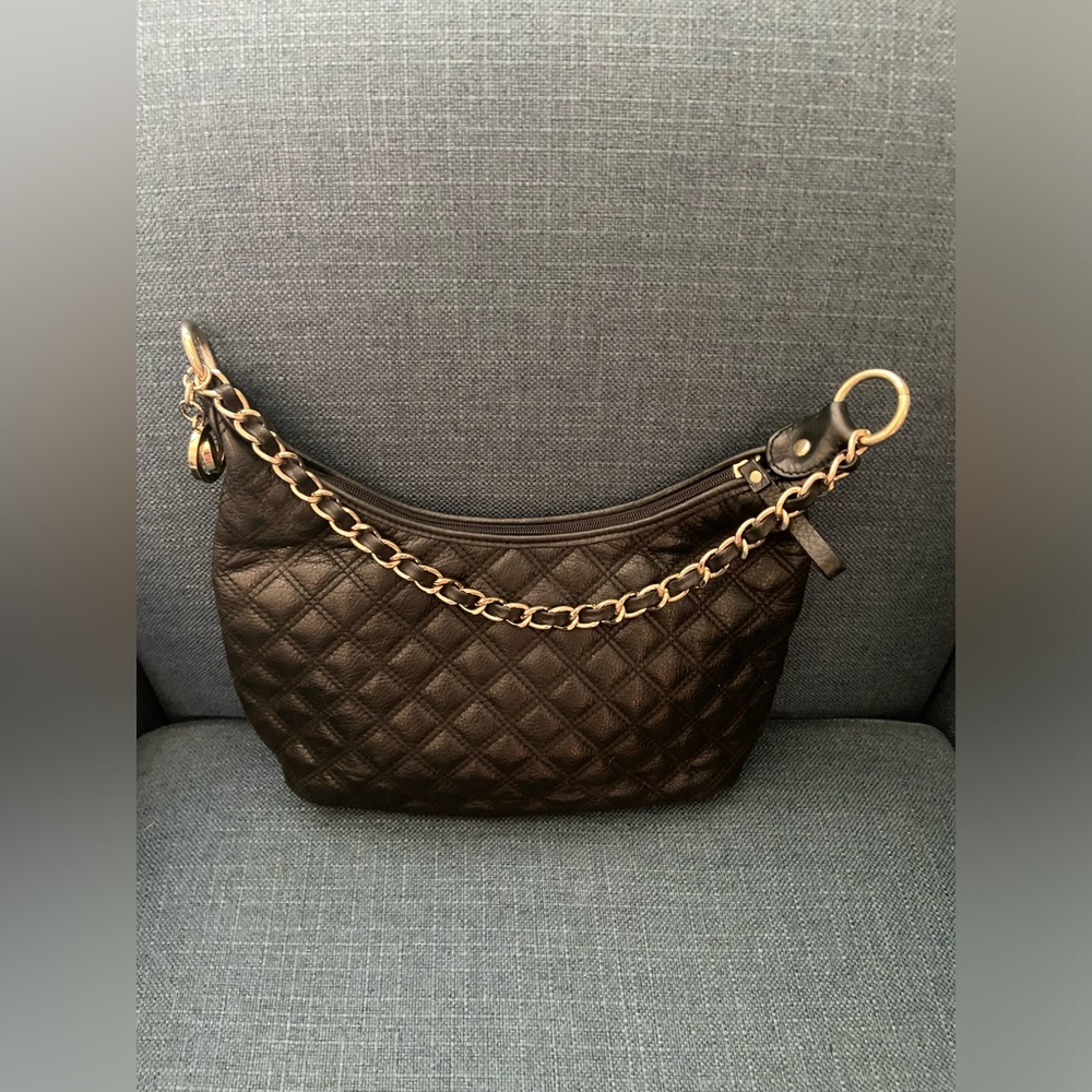 The Sak Black Hobo Bag with Quilted Design - Picture 3 of 15